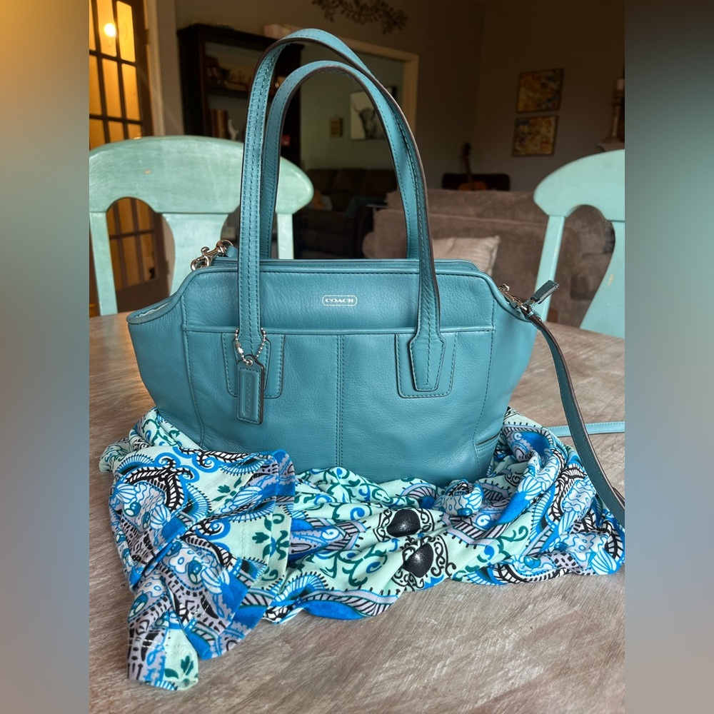 Authentic Coach satchel Nag with Crossbody Strap.  Clean, good condition.
